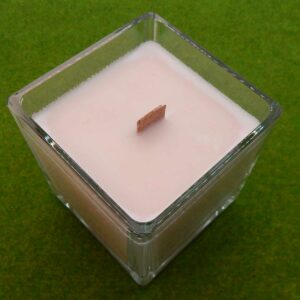 Duftkerze mit Glitzer „Marshmallow“